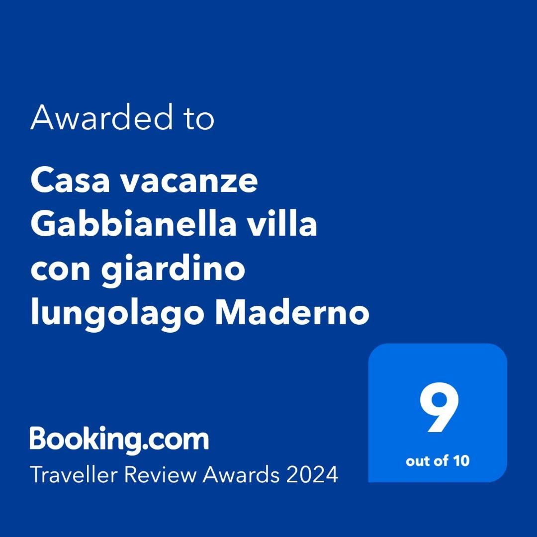 Casa Vacanze Gabbianella Villa Con Giardino Lungolago Maderno توسكولانو ماديرنو المظهر الخارجي الصورة